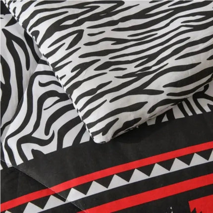 Twin Quilt Set with Pillowcase, Reversible Lightweight Quilt