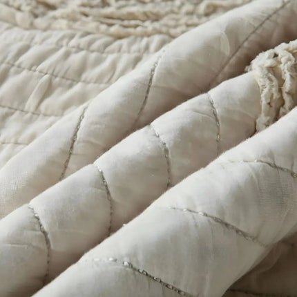 Cotton Bedspread Set, All Season Bed Cover – image 5