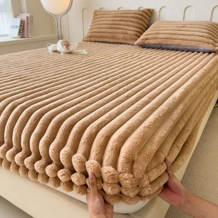 Quilted Polyester Fitted Bed Sheet for Standard Mattresses – image 6