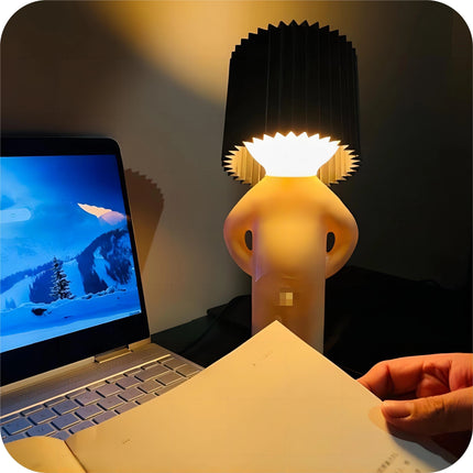 Quirky Accent Lighting | Human-Shaped Table Lamp with Portable Design | Fun and Playful Mood Lighting for Any Room 6