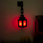 Decorative Lantern, Pixel Lantern Lamp with Remote and 16 Colors, Rechargeable Bedroom Lamp for Gaming Room Decor