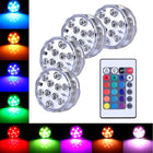 RGB LED Pool Lights | Submersible Floating Lights with Remote Control | Waterproof Design for Vibrant Ambiance 0