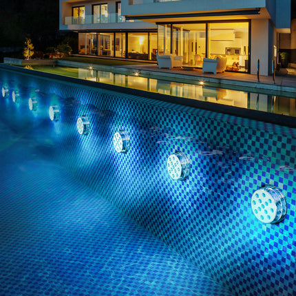 RGB LED Pool Lights | Submersible Floating Lights with Remote Control | Waterproof Design for Vibrant Ambiance 5