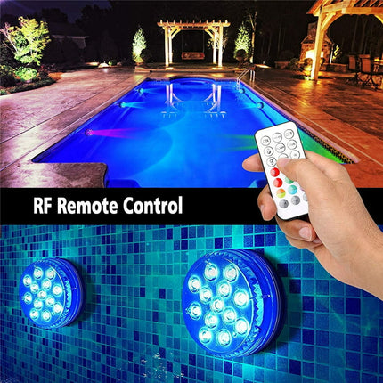 RGB LED Pool Lights | Submersible Floating Lights with Remote Control | Waterproof Design for Vibrant Ambiance 6
