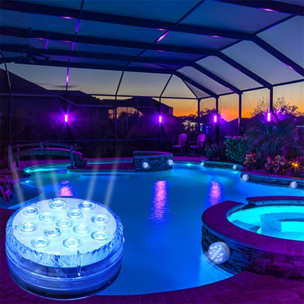 RGB LED Pool Lights | Submersible Floating Lights with Remote Control | Waterproof Design for Vibrant Ambiance 7