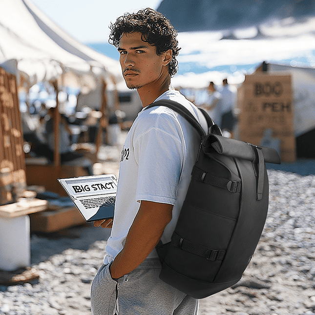 ROLLTRAIL | Expandable Rolltop Backpack for 17 Laptop with Waterproof Design | Anti-Theft Features for Adventurers 1