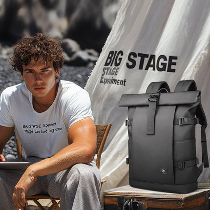 ROLLTRAIL | Expandable Rolltop Backpack for 17 Laptop with Waterproof Design | Anti-Theft Features for Adventurers 3