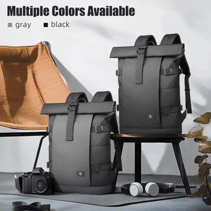 ROLLTRAIL | Expandable Rolltop Backpack for 17 Laptop with Waterproof Design | Anti-Theft Features for Adventurers 6