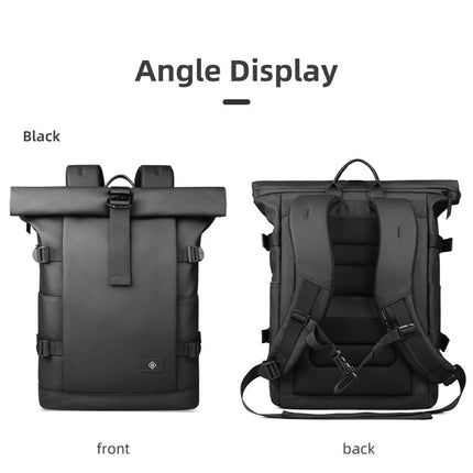 ROLLTRAIL | Expandable Rolltop Backpack for 17 Laptop with Waterproof Design | Anti-Theft Features for Adventurers 8