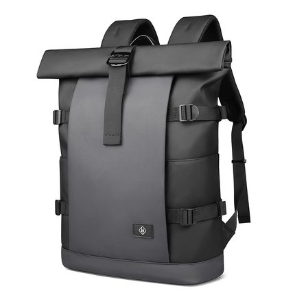 ROLLTRAIL | Expandable Rolltop Backpack for 17 Laptop with Waterproof Design | Anti-Theft Features for Adventurers 9