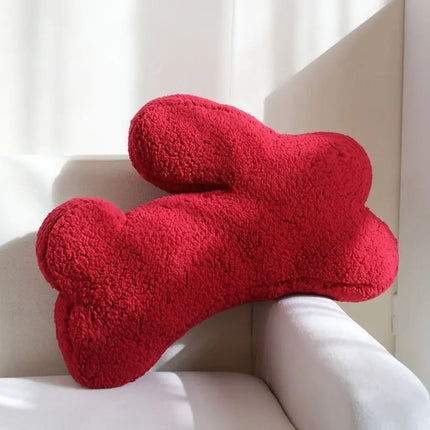 Bunny Throw Pillow, Bunny Plush Cushion for Bedroom Decor