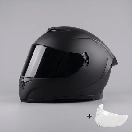 Racing | Full Face Motorcycle Helmet with Dual Visors | Comfortable Design for Daily Riding 0