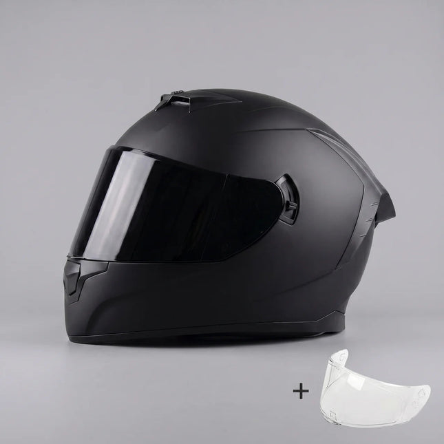 Racing | Full Face Motorcycle Helmet with Dual Visors | Comfortable Design for Daily Riding 0
