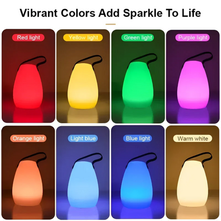 RadianceFlex | Portable Waterproof Wireless Table Lamp with Modern Design | Versatile Lighting for Indoor and Outdoor Use 1