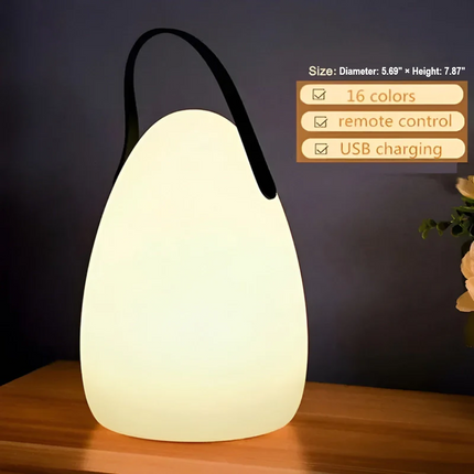 RadianceFlex | Portable Waterproof Wireless Table Lamp with Modern Design | Versatile Lighting for Indoor and Outdoor Use 5