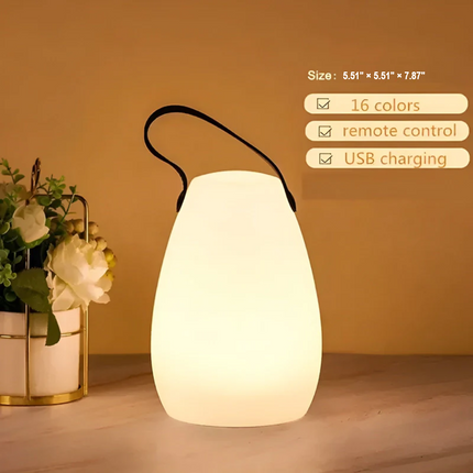RadianceFlex | Portable Waterproof Wireless Table Lamp with Modern Design | Versatile Lighting for Indoor and Outdoor Use 7