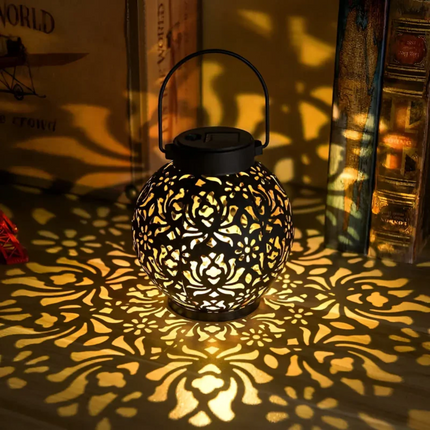 RadiantGlow | Waterproof LED Solar Garden Hanging Lamp with Elegant Design | Energy-Saving Outdoor Lighting 4