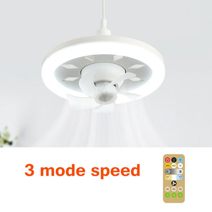 Radiant Rotating Ceiling Fan Lamp with Remote Control & Adjustable Lighting 4