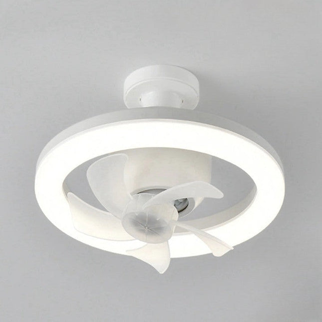 Radiant | Modern Ceiling Fan Lamp with Remote Control & Adjustable Lighting | Flush Mount Design for Stylish Airflow and Illumination 1