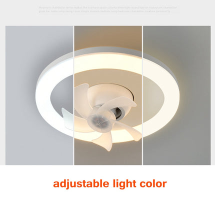 Radiant | Modern Ceiling Fan Lamp with Remote Control & Adjustable Lighting | Flush Mount Design for Stylish Airflow and Illumination 3