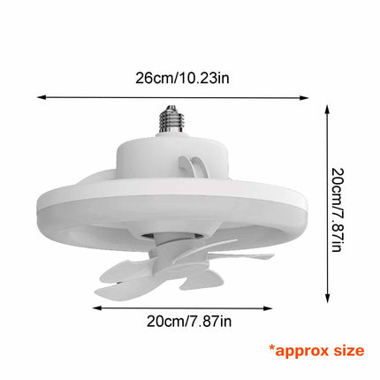 Radiant | Modern Ceiling Fan Lamp with Remote Control & Adjustable Lighting | Flush Mount Design for Stylish Airflow and Illumination 4
