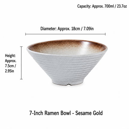 Japanese Creative Tableware Set - Elegant Bamboo Hat | Ceramic Bowl Set with Unique Design - Perfect for Ramen, Rice & Soup