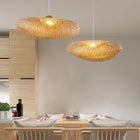 Rattan Pendant Lamp | Handmade Natural Lighting Fixture with Soft Glow | Rustic Decor for Cozy Atmosphere 0