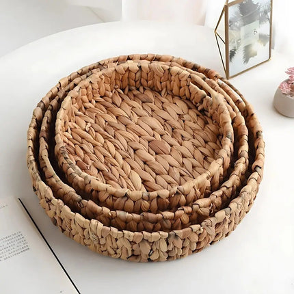 Fruit Basket Rattan Handwoven, Wicker Basket for Storage – image 4