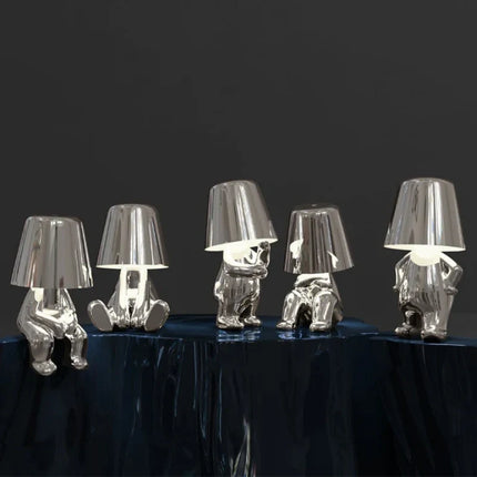 Dimmable Touch-Controlled LED Lamp with Adjustable Brightness | Portable Artistic Lighting for Home Decor