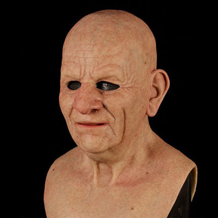 Realistic Latex Mask | Old Man Halloween Mask with Detailed Texture | Comfortable Fit for Immersive Costumes 5