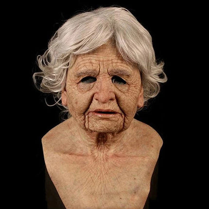 Realistic Latex Mask | Old Man Halloween Mask with Detailed Texture | Comfortable Fit for Immersive Costumes 8