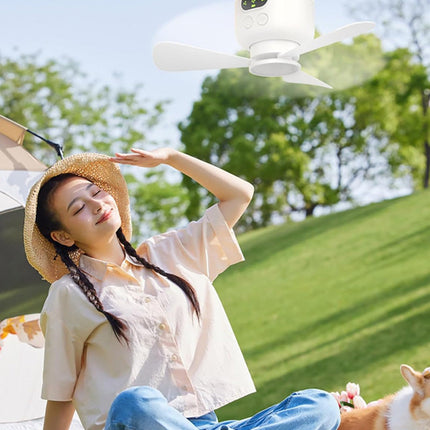 Rechargeable Ceiling Fan with LED Lights & Remote Control | Powerful Airflow for Comfort in Any Space 3