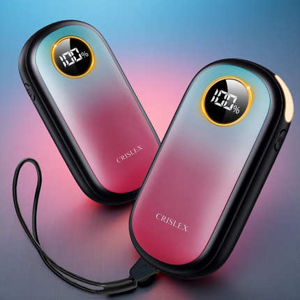Rechargeable Electric Hand Warmer Set with Dual Unit Design for Portable Warmth 0