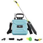 Rechargeable Garden Sprayer | 1.3 Gallon Capacity with Adjustable Nozzles | Effortless Spraying for Your Garden 0