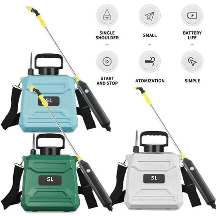 Rechargeable Garden Sprayer | 1.3 Gallon Capacity with Adjustable Nozzles | Effortless Spraying for Your Garden 6