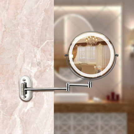 Rechargeable LED Magnifying Mirror with 10x Magnification & 360° Rotation for Flawless Grooming 3