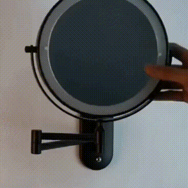 Rechargeable LED Vanity Mirror with 3 Light Tones & 360° Rotation for Flawless Makeup Application 2