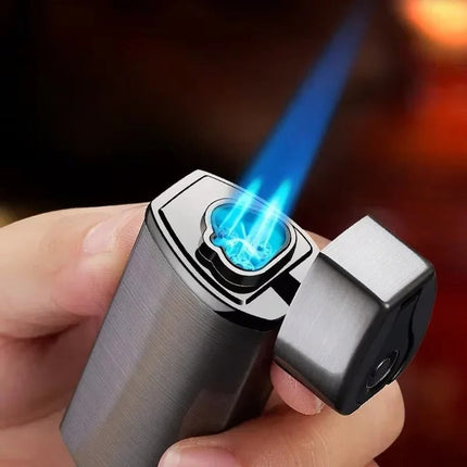 Rechargeable Lighter | Triple Jet Flame Technology with Touch Activation | Compact & Durable for Reliable Ignition 3