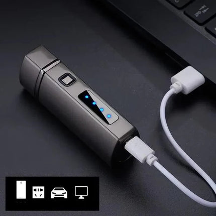Rechargeable Lighter | Triple Jet Flame Technology with Touch Activation | Compact & Durable for Reliable Ignition 4