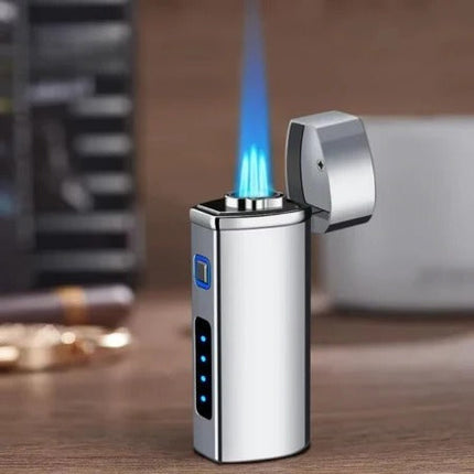 Rechargeable Lighter | Triple Jet Flame Technology with Touch Activation | Compact & Durable for Reliable Ignition 7