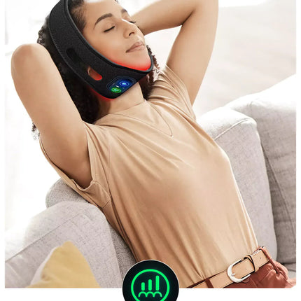 Red Light Therapy Belt | Portable Jaw Sculpting Device for Double Chin Reduction 3