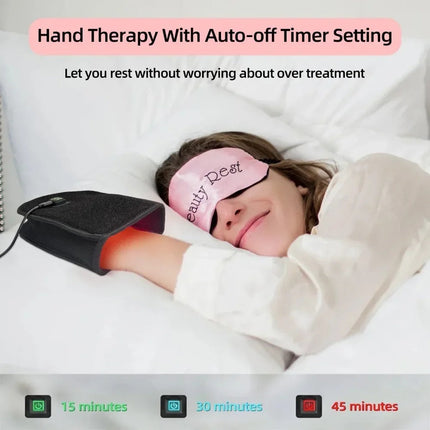 Red Light Therapy Glove for Hand Pain Relief with 360° Wraparound Design | Comfortable Treatment for Arthritis & Stiffness 5