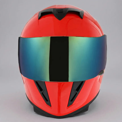 Redline | Full-Face Motorcycle Helmet with Mirrored Visor | Enhanced Safety and Comfort for Riders 2