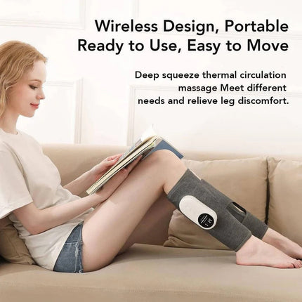 RelaxWrap | Wireless Calf and Arm Massager with Custom Heat & Compression | Adjustable Fit for Ultimate Relaxation 2