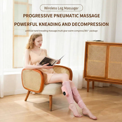 RelaxWrap | Wireless Calf and Arm Massager with Custom Heat & Compression | Adjustable Fit for Ultimate Relaxation 3
