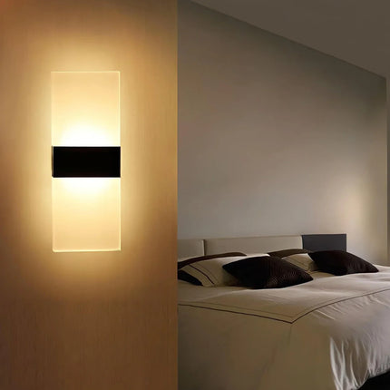 Motion-Activated LED Wall Light with USB Rechargeable Design | Stylish Home Lighting for Hallways and Bedrooms