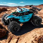 Remote Control Car for Kids, Fast RC Car with LED Lights and Alloy Body, Rechargeable Toys for 3 Year Olds