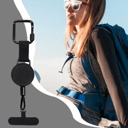Retractable Phone Holder with Belt Clip & Anti-Theft Design | Hands-Free Convenience for Work and Travel 7