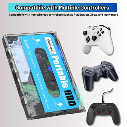 Retro Gaming Cassette | 110,000 Games with Plug and Play Convenience | Multi-Platform Emulator for Nostalgic Fun 3