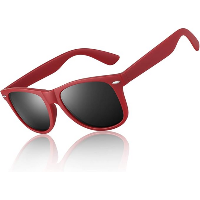 Retro Polarized Sunglasses | Classic 80's Design with UV400 Protection | Stylish Eyewear for Outdoor Activities 1